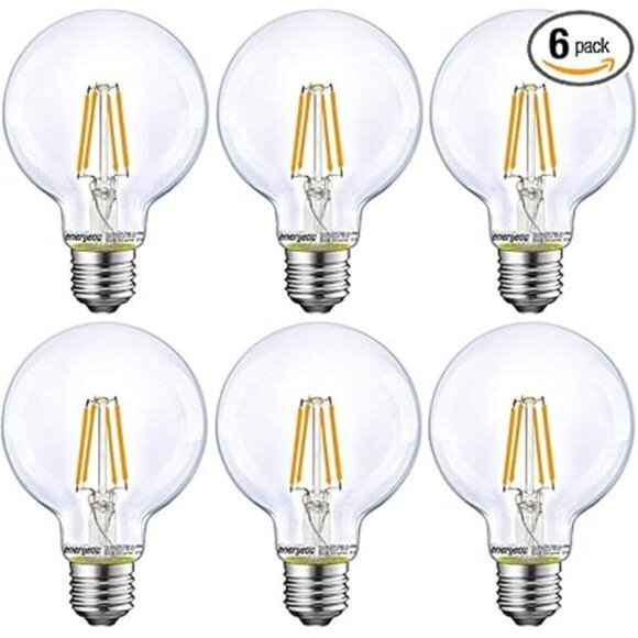 Dimmable LED Globe Light Bulb, G25 LED Vintage Light Bulb, 60W Equivalent - Picture 8 of 8